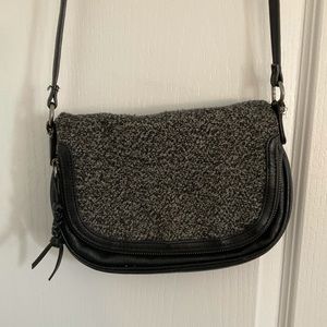 Black & Grey Cross-Body Purse / Bag